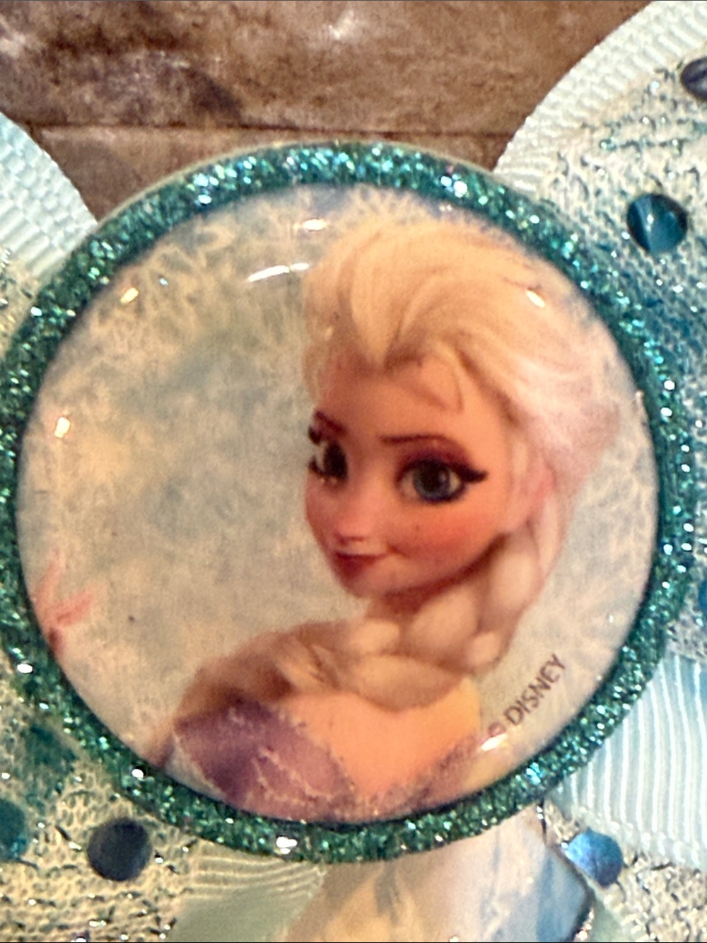 Brand new Disney Frozen Sequin Character Hair tie Bows - Picture 3 of 5